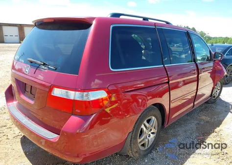 2006 Honda Odyssey Ex-L z USA, uszkodzony, nr VIN 5FNRL38666B432577
